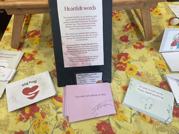 Heartfelt Words by Stefanie Blech, Death Doula