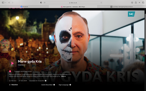 Thoughts on Marw Gyda Kris